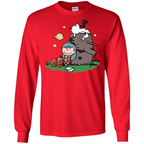 T-Shirts Red / S Hilda Brown Men's Long Sleeve T-Shirt