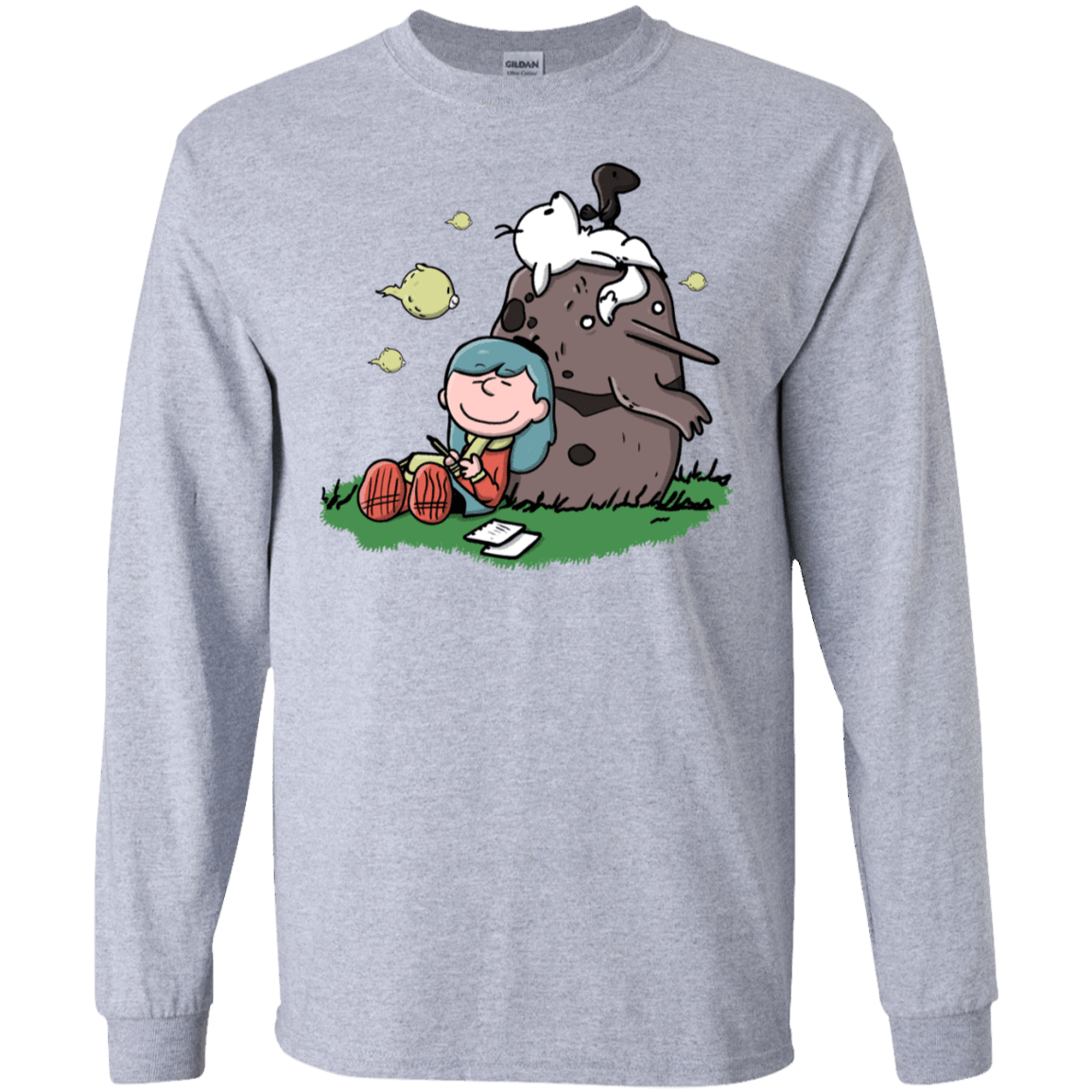 T-Shirts Sport Grey / S Hilda Brown Men's Long Sleeve T-Shirt