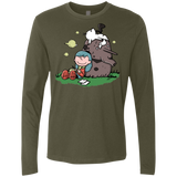 T-Shirts Military Green / S Hilda Brown Men's Premium Long Sleeve