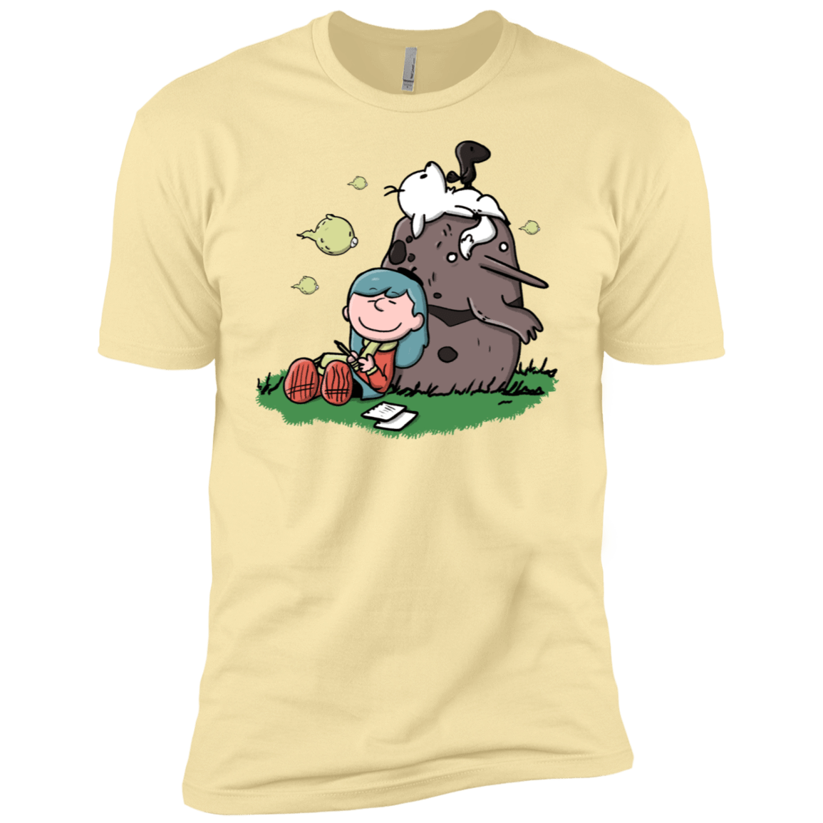 T-Shirts Banana Cream / X-Small Hilda Brown Men's Premium T-Shirt