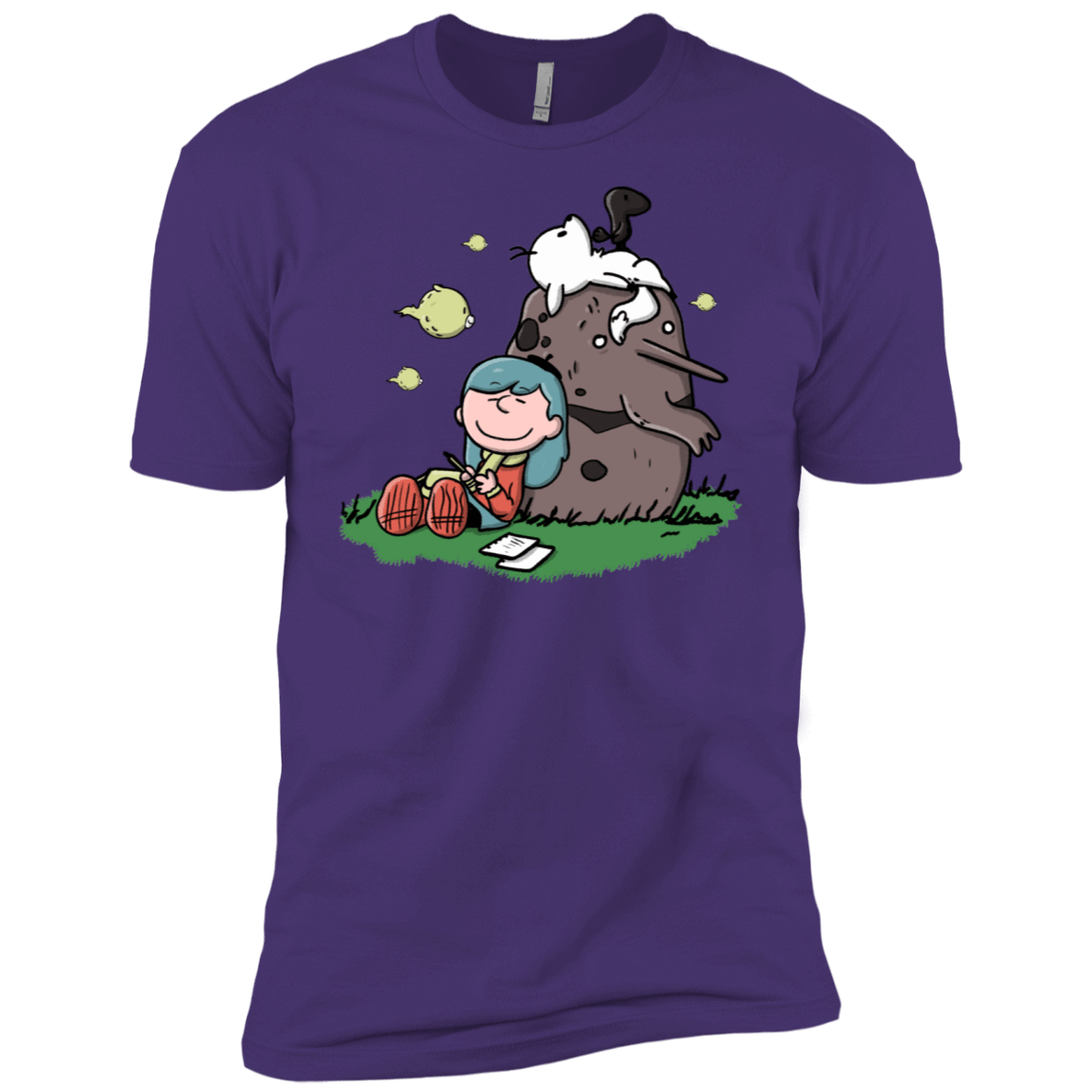 T-Shirts Purple Rush/ / X-Small Hilda Brown Men's Premium T-Shirt
