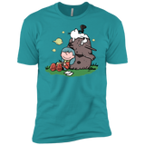 T-Shirts Tahiti Blue / X-Small Hilda Brown Men's Premium T-Shirt