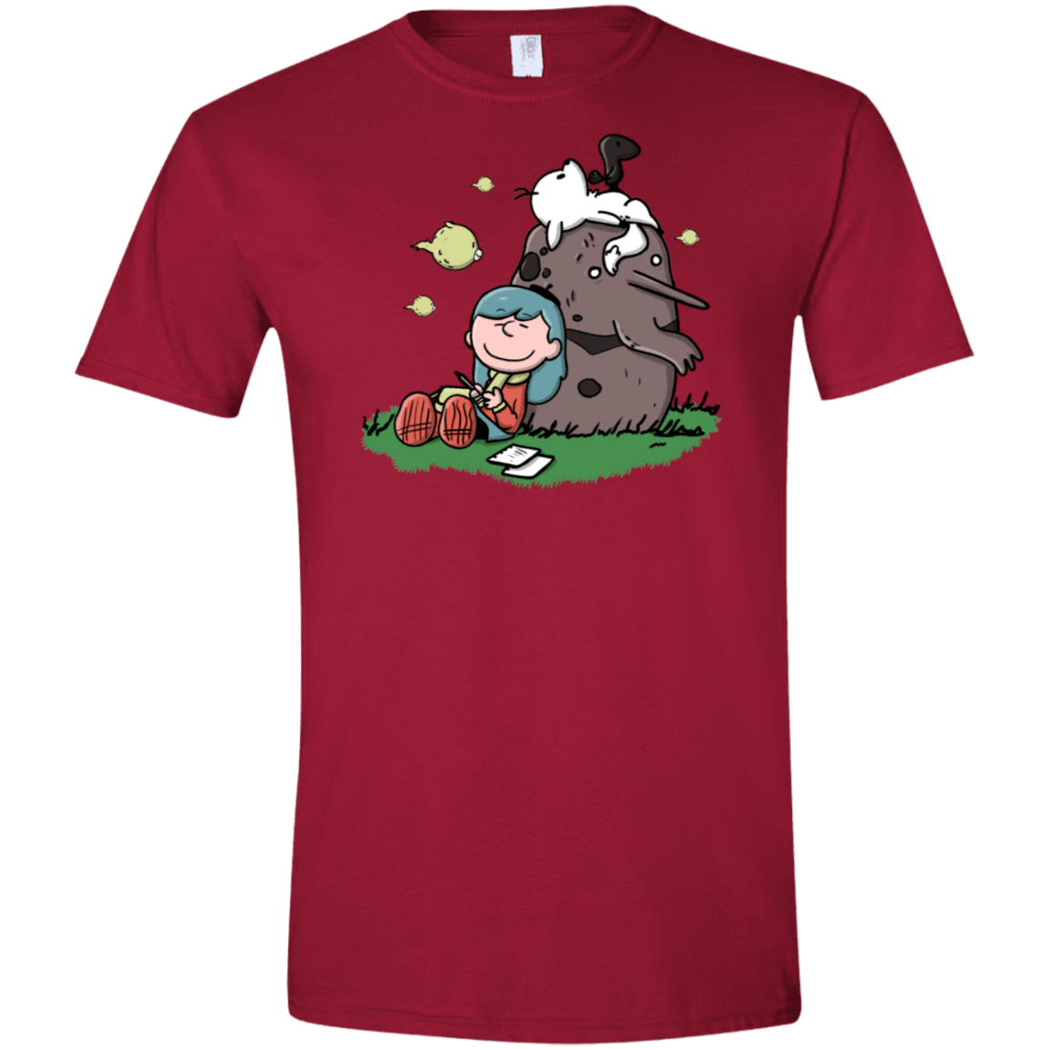 T-Shirts Cardinal Red / S Hilda Brown Men's Semi-Fitted Softstyle