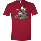 T-Shirts Cardinal Red / S Hilda Brown Men's Semi-Fitted Softstyle