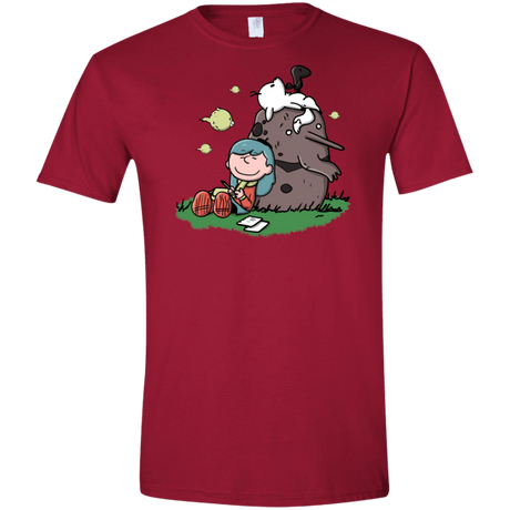 T-Shirts Cardinal Red / S Hilda Brown Men's Semi-Fitted Softstyle