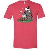 T-Shirts Heather Red / S Hilda Brown Men's Semi-Fitted Softstyle