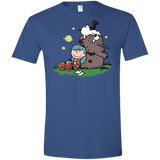 T-Shirts Heather Royal / X-Small Hilda Brown Men's Semi-Fitted Softstyle