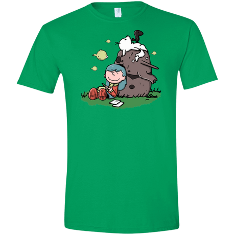 T-Shirts Irish Green / S Hilda Brown Men's Semi-Fitted Softstyle