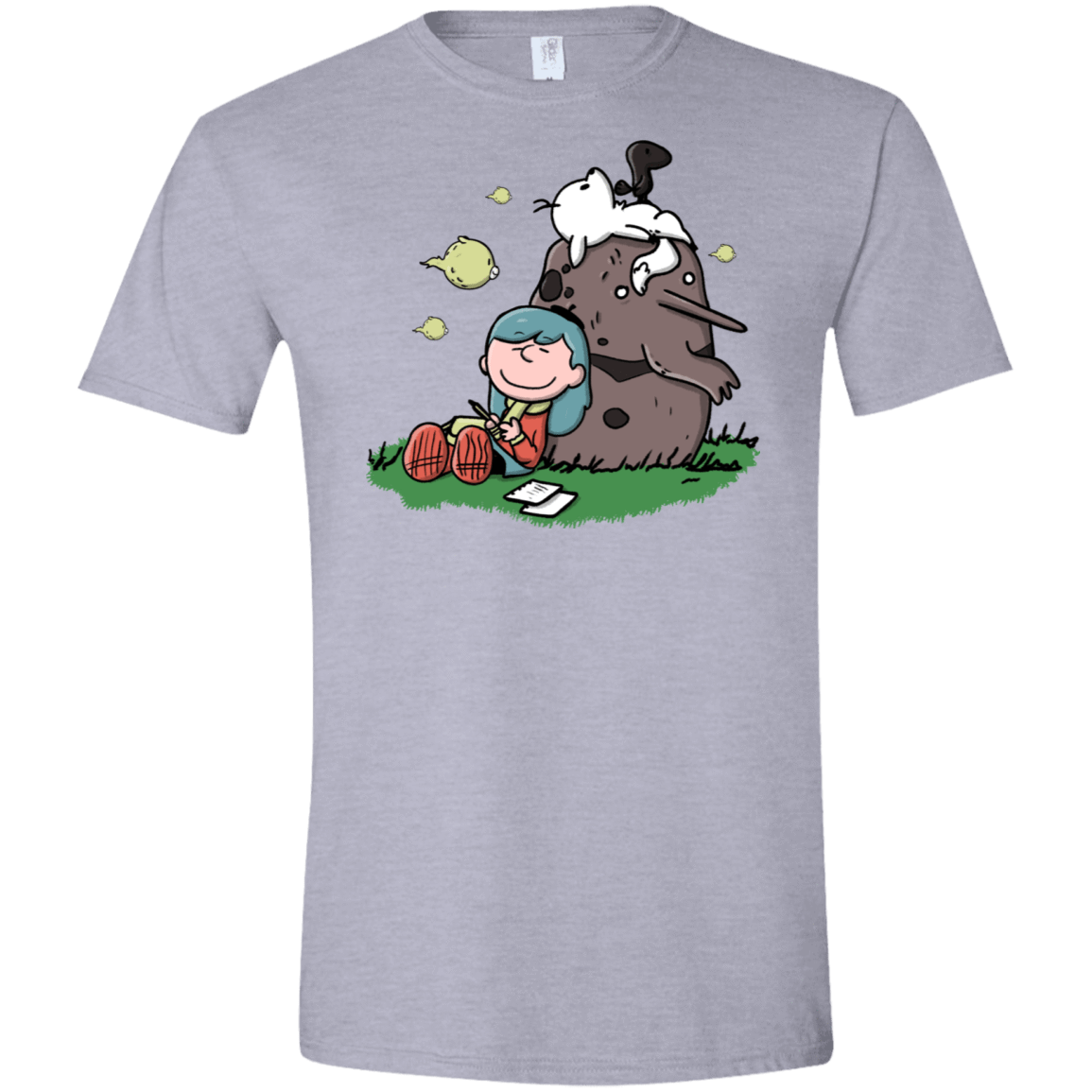 T-Shirts Sport Grey / X-Small Hilda Brown Men's Semi-Fitted Softstyle