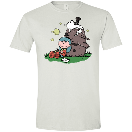 T-Shirts White / X-Small Hilda Brown Men's Semi-Fitted Softstyle