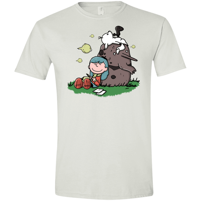 T-Shirts White / X-Small Hilda Brown Men's Semi-Fitted Softstyle