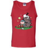 T-Shirts Red / S Hilda Brown Men's Tank Top
