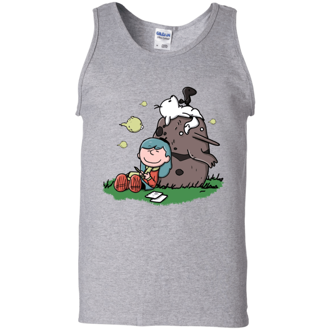 T-Shirts Sport Grey / S Hilda Brown Men's Tank Top