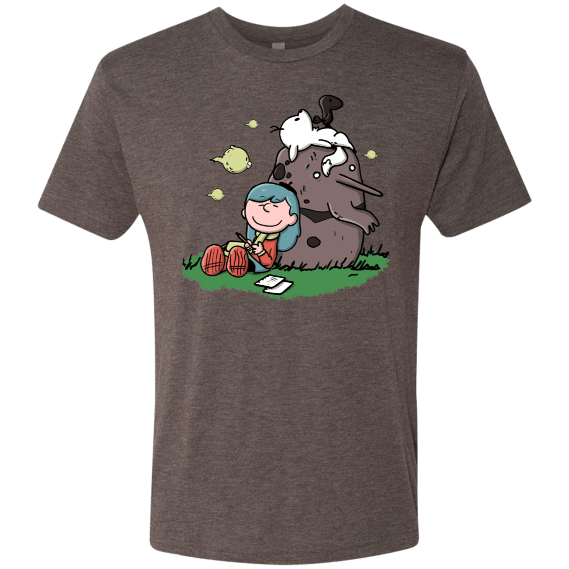 T-Shirts Macchiato / S Hilda Brown Men's Triblend T-Shirt