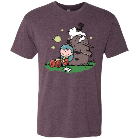 T-Shirts Vintage Purple / S Hilda Brown Men's Triblend T-Shirt