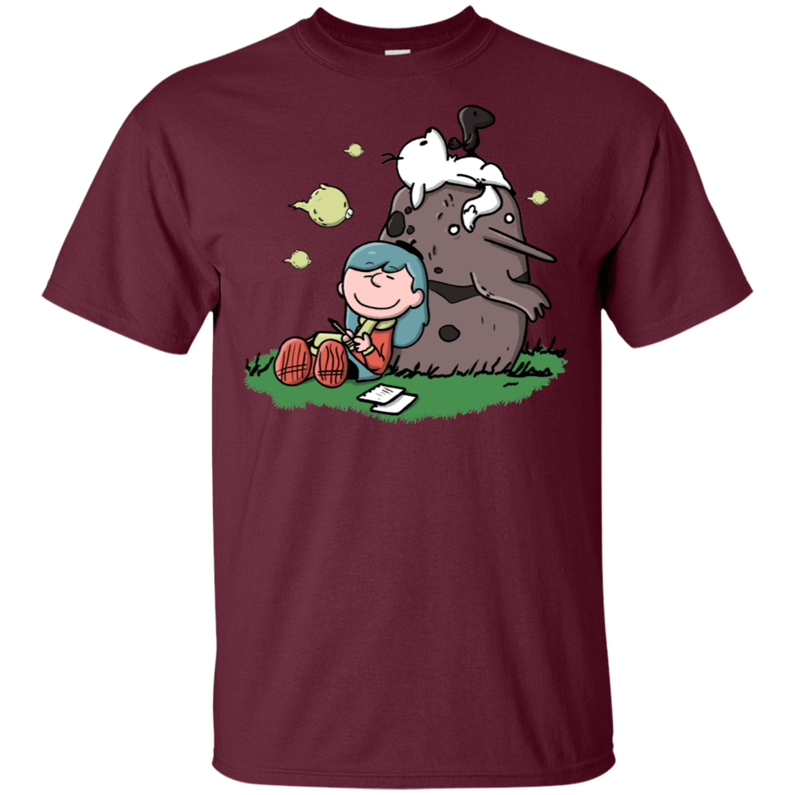 T-Shirts Maroon / S Hilda Brown T-Shirt