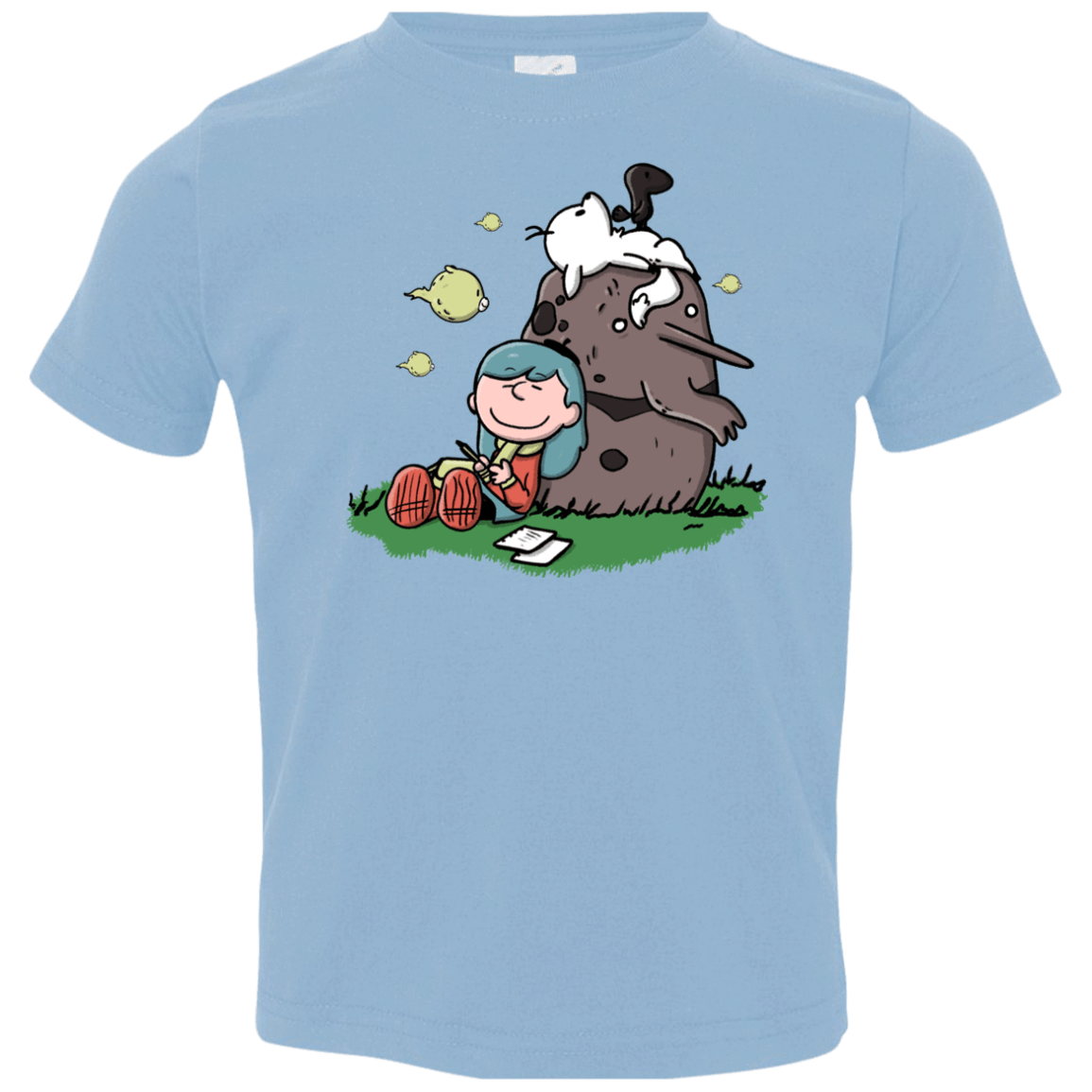 T-Shirts Light Blue / 2T Hilda Brown Toddler Premium T-Shirt