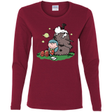 T-Shirts Cardinal / S Hilda Brown Women's Long Sleeve T-Shirt