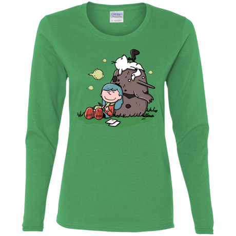 T-Shirts Irish Green / S Hilda Brown Women's Long Sleeve T-Shirt