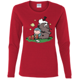 T-Shirts Red / S Hilda Brown Women's Long Sleeve T-Shirt