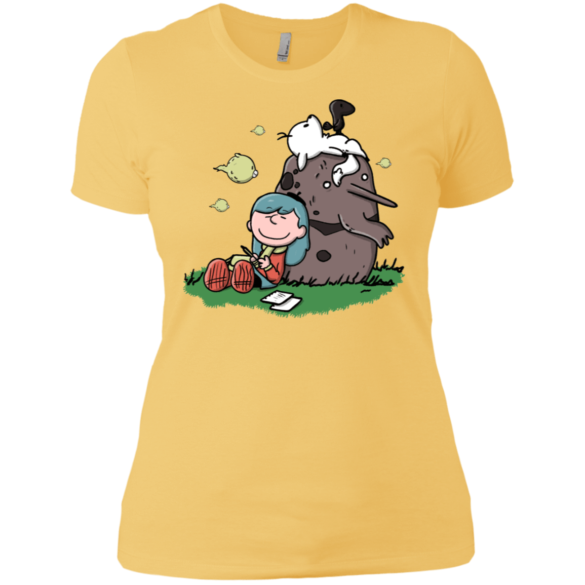 T-Shirts Banana Cream/ / X-Small Hilda Brown Women's Premium T-Shirt