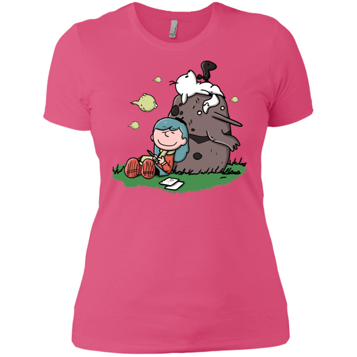 T-Shirts Hot Pink / X-Small Hilda Brown Women's Premium T-Shirt
