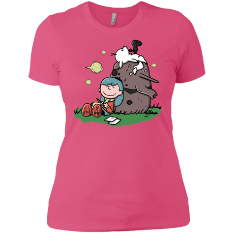 T-Shirts Hot Pink / X-Small Hilda Brown Women's Premium T-Shirt