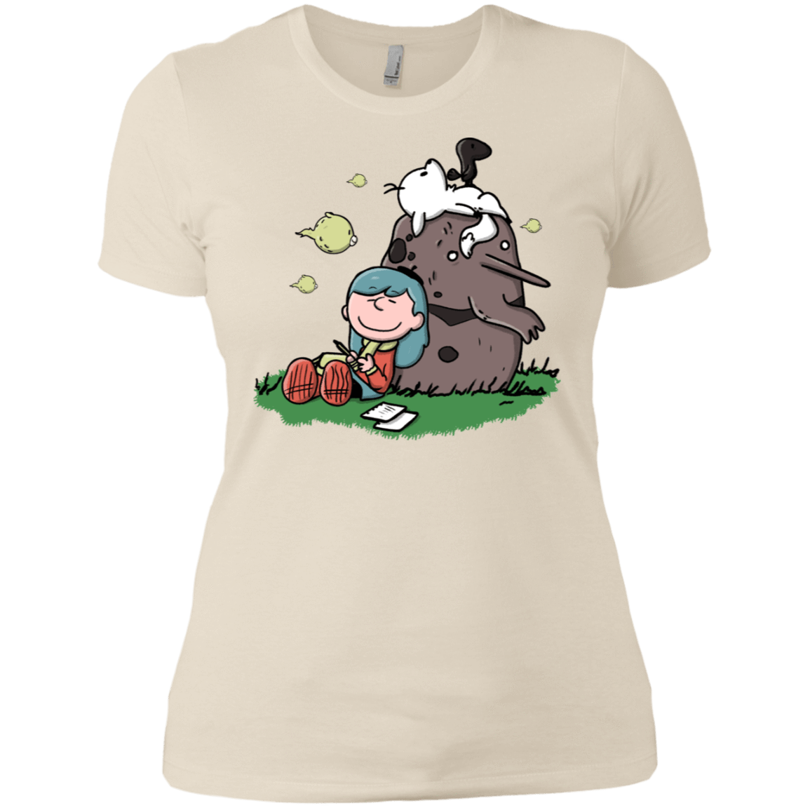 T-Shirts Ivory/ / X-Small Hilda Brown Women's Premium T-Shirt