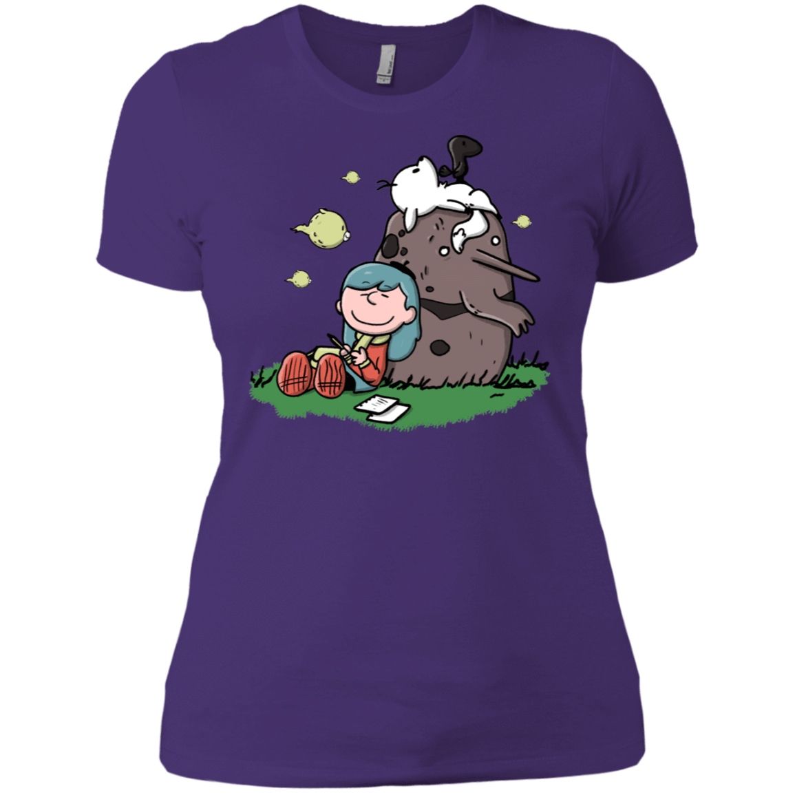 T-Shirts Purple Rush/ / X-Small Hilda Brown Women's Premium T-Shirt