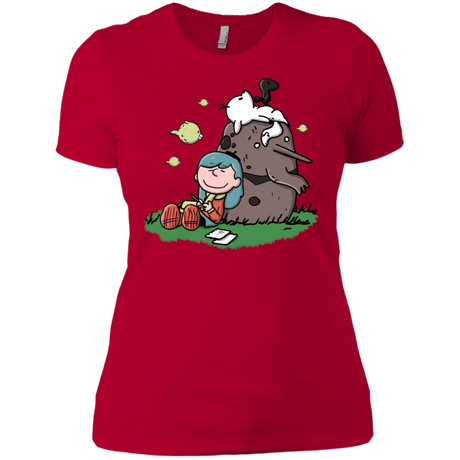 T-Shirts Red / X-Small Hilda Brown Women's Premium T-Shirt