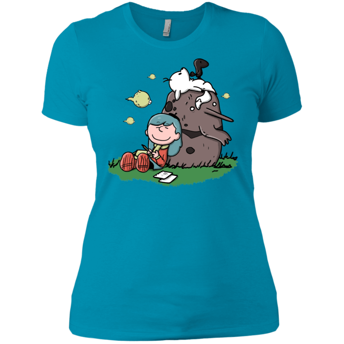 T-Shirts Turquoise / X-Small Hilda Brown Women's Premium T-Shirt
