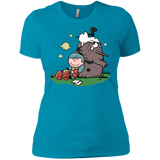T-Shirts Turquoise / X-Small Hilda Brown Women's Premium T-Shirt