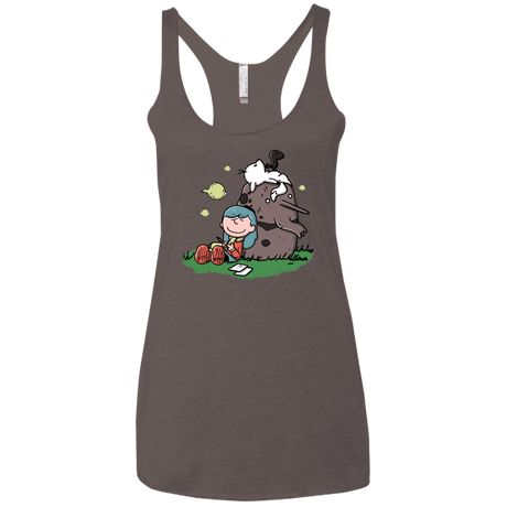 T-Shirts Macchiato / X-Small Hilda Brown Women's Triblend Racerback Tank