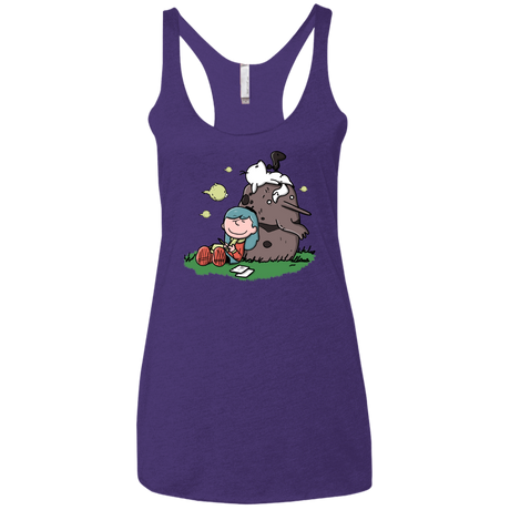 T-Shirts Purple Rush / X-Small Hilda Brown Women's Triblend Racerback Tank