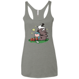 T-Shirts Venetian Grey / X-Small Hilda Brown Women's Triblend Racerback Tank