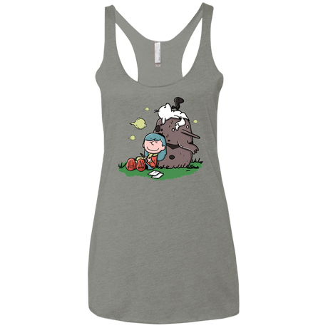 T-Shirts Venetian Grey / X-Small Hilda Brown Women's Triblend Racerback Tank