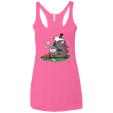 T-Shirts Vintage Pink / X-Small Hilda Brown Women's Triblend Racerback Tank