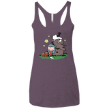 T-Shirts Vintage Purple / X-Small Hilda Brown Women's Triblend Racerback Tank