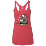 T-Shirts Vintage Red / X-Small Hilda Brown Women's Triblend Racerback Tank