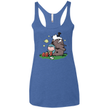 T-Shirts Vintage Royal / X-Small Hilda Brown Women's Triblend Racerback Tank
