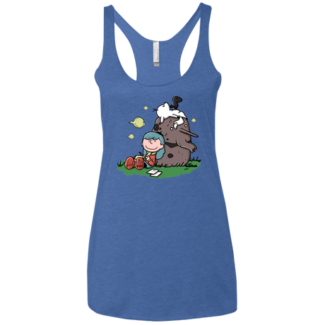 T-Shirts Vintage Royal / X-Small Hilda Brown Women's Triblend Racerback Tank