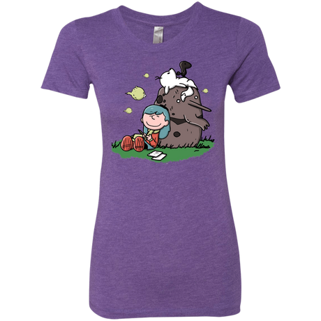 T-Shirts Purple Rush / S Hilda Brown Women's Triblend T-Shirt
