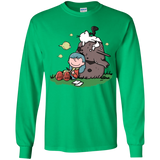 T-Shirts Irish Green / YS Hilda Brown Youth Long Sleeve T-Shirt
