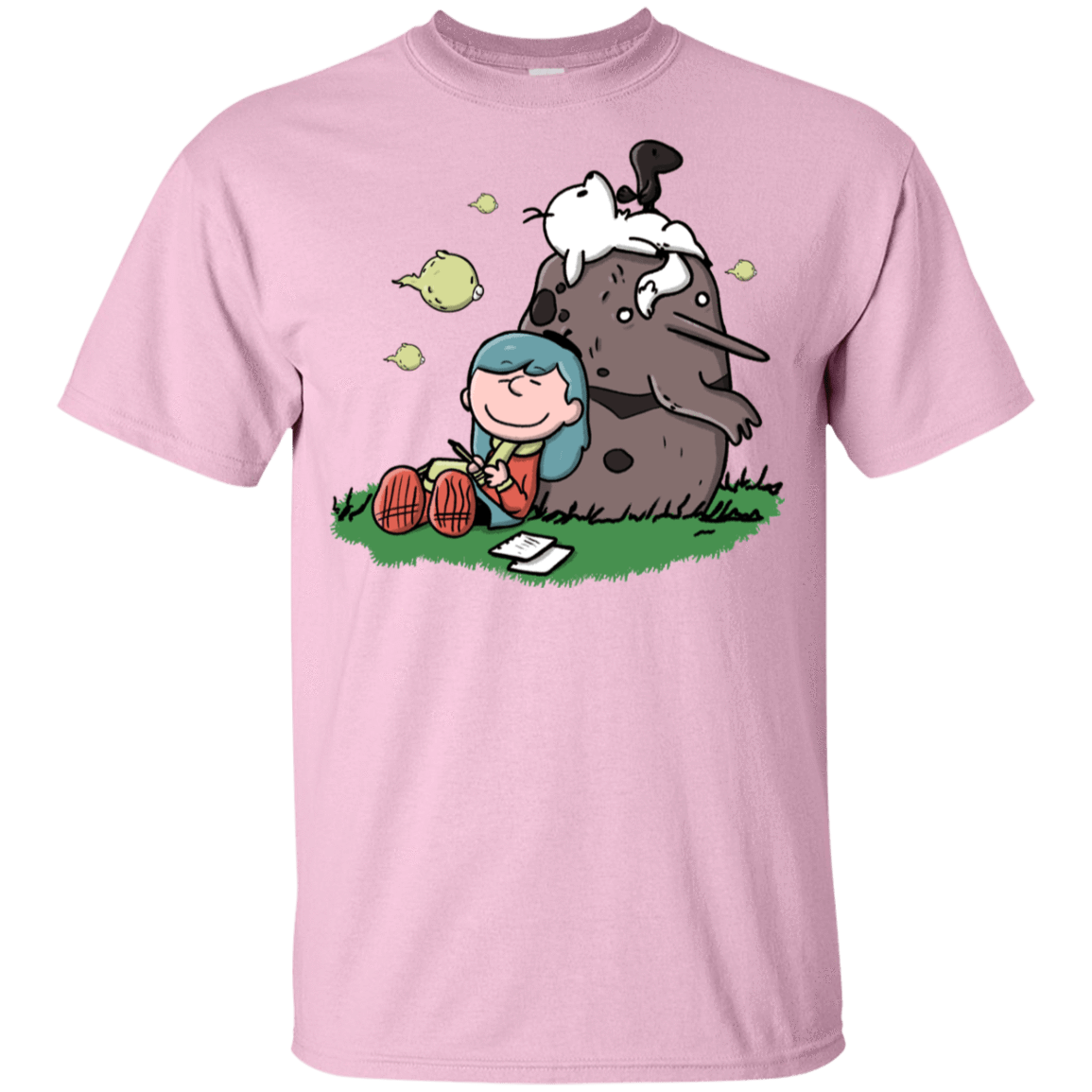 T-Shirts Light Pink / YXS Hilda Brown Youth T-Shirt