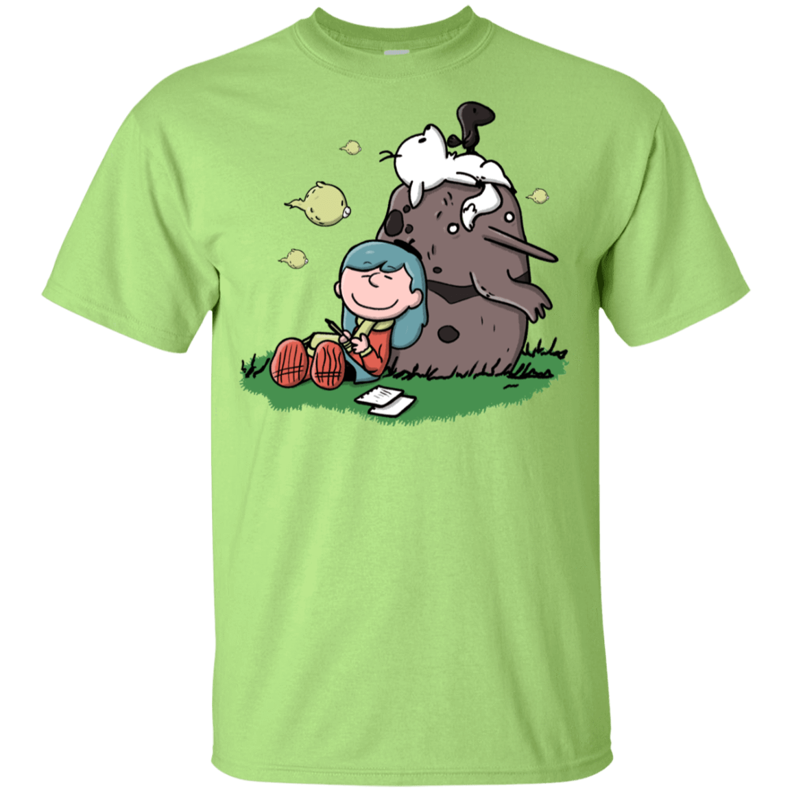 T-Shirts Mint Green / YXS Hilda Brown Youth T-Shirt