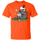T-Shirts Orange / YXS Hilda Brown Youth T-Shirt