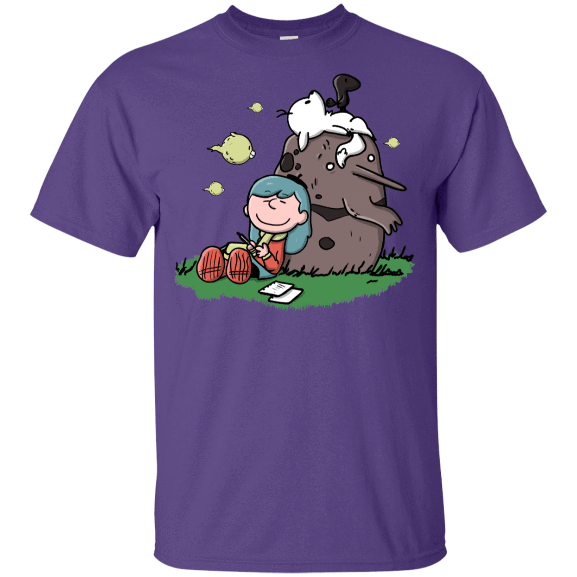 T-Shirts Purple / YXS Hilda Brown Youth T-Shirt