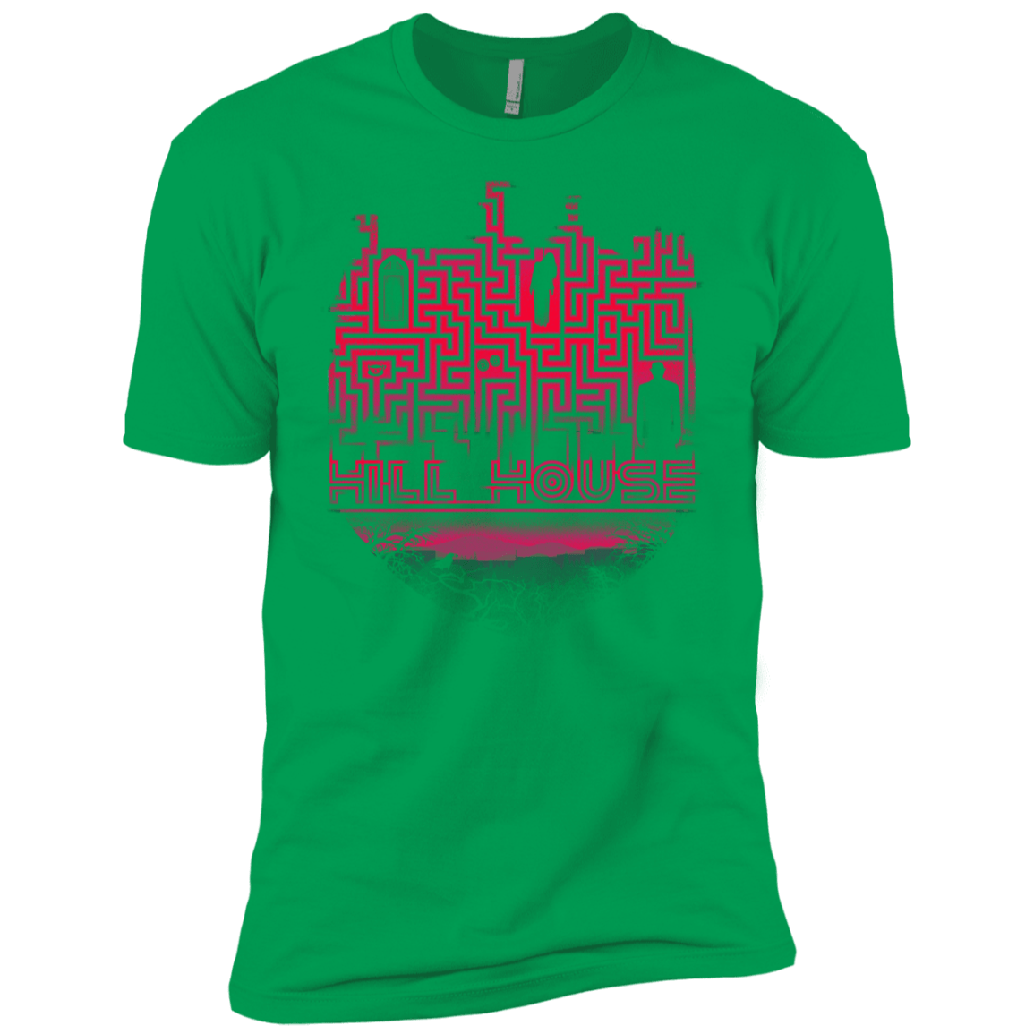 T-Shirts Kelly Green / YXS Hill House Silhouette Boys Premium T-Shirt