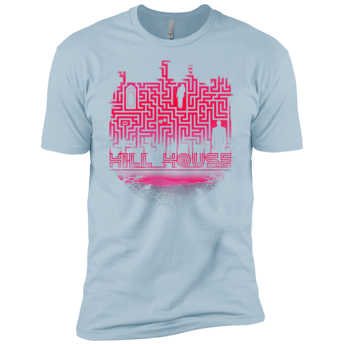 T-Shirts Light Blue / YXS Hill House Silhouette Boys Premium T-Shirt