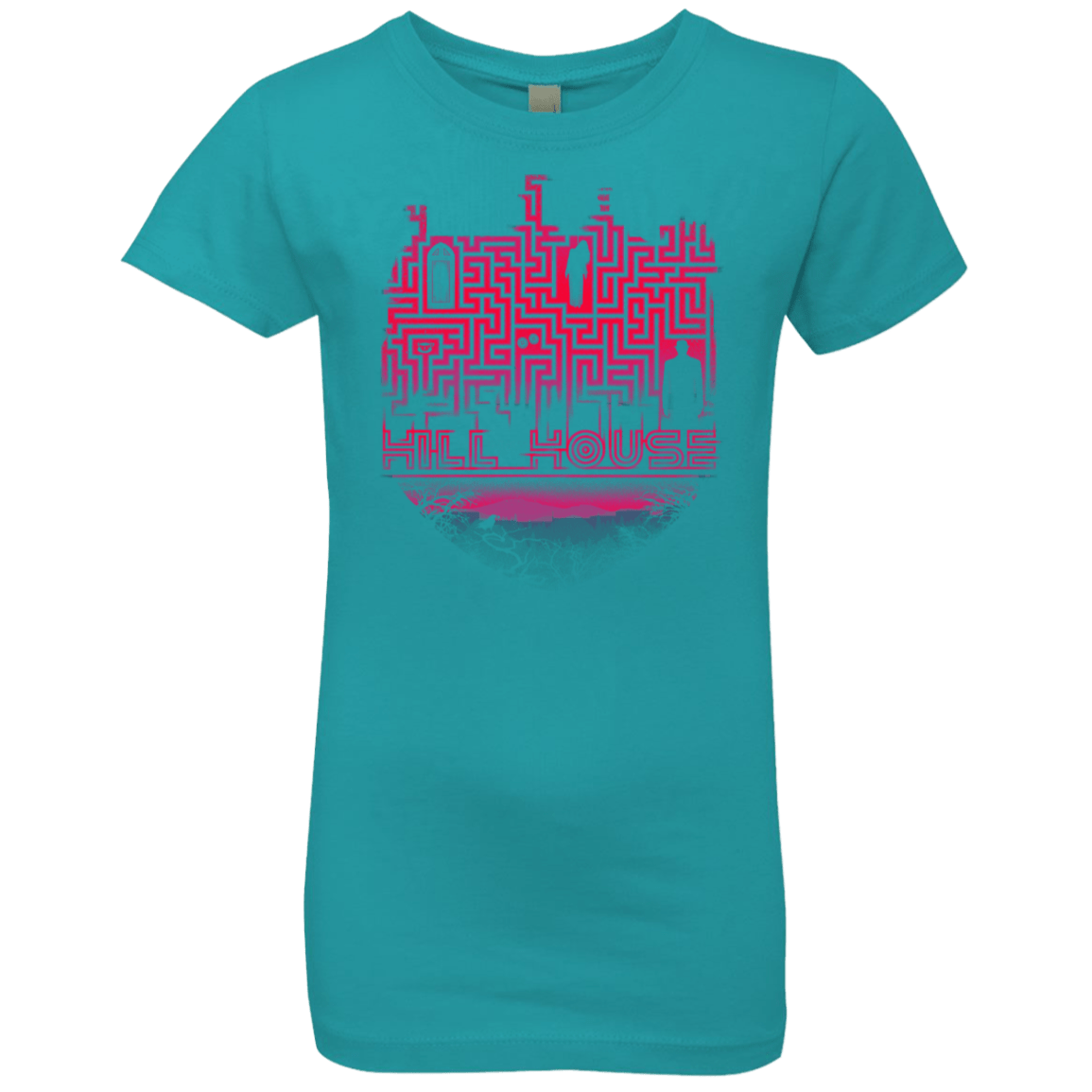 T-Shirts Tahiti Blue / YXS Hill House Silhouette Girls Premium T-Shirt